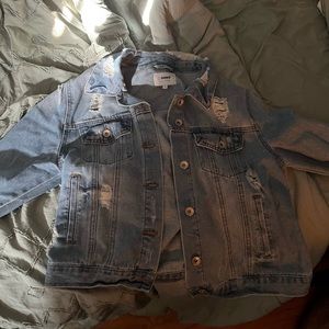 Cisono large ripped jeans jacket